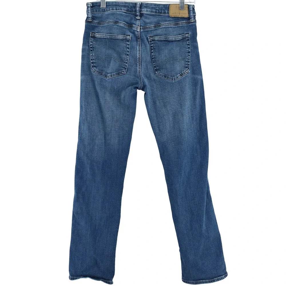 American Eagle Airflex+ Straight Jeans Mens 30x34‎ Blue Excellent
